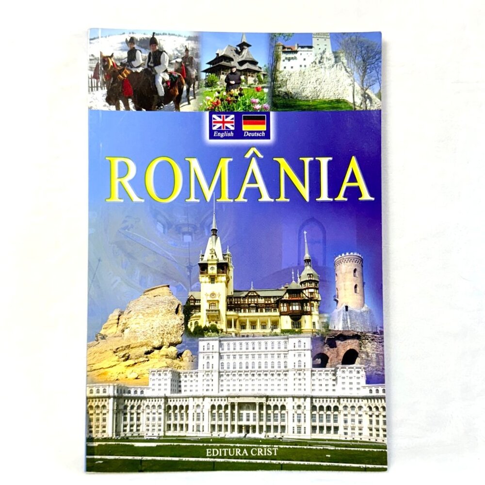 Romania Travel & Culture Book In English & German By Editura Crist